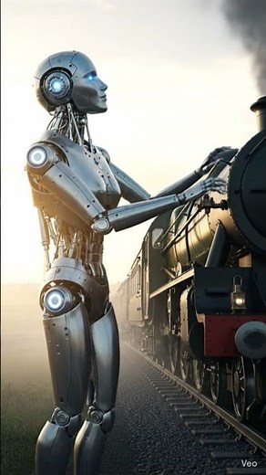 railway and robot #train