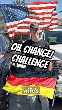 German vs American Oil Change | What It’s ACTUALLY Like. #shorts #automobile #oil
