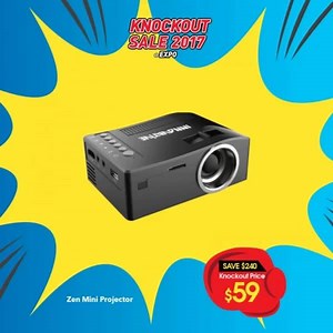 SIZE DOES MATTER. Especially when it comes to BIG SAVINGS on COMPACT Projectors! 👊💥 Knockout Sale 2017 will be at Singapore Expo Hall 6A from 7 - 9 April 2017 (11am - 9pm daily). Knock yourself out with all the deals that we will feature on fb.com/MegatexSG. Follow us today. | Megatex