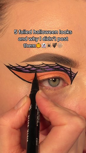 Halloween Makeup Fails: Eyeliner Tutorial Gone Wrong