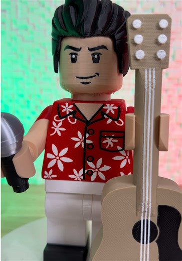 3d printed Elvis Presley Lego #elvispresley #lego #3dprinting #fyp #viral @Elvis Official