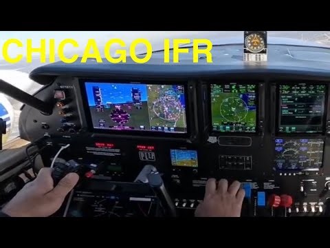 Chicago IFR Departure Gets Busy Fast | Aztec Flight to Southern Illinois