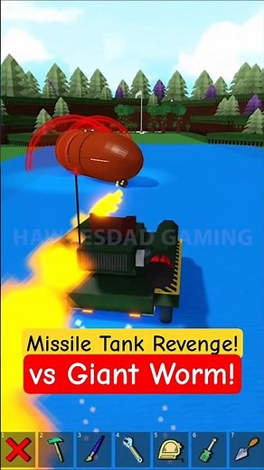 Roblox Build a Boat for Treasure Missile Tank Revenge vs Doom Worm for Cat Mech #babft #roblox