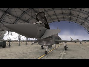 Flying the CJ Simulations Eurofighter Typhoon in Flight Simulator 2024