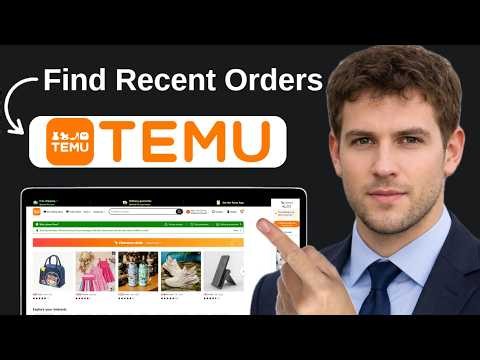 How To Find Temu Recent Orders