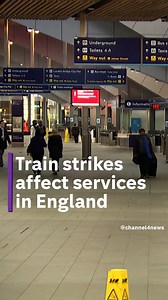 A wave of strikes have affected train services throughout England. Many train companies will offer limited or no services until Monday - after drivers once more walked out in a long running dispute over pay. #trains #railstrikes #strikes #England #transport #channel4news #c4ews (edited) | Channel 4 News