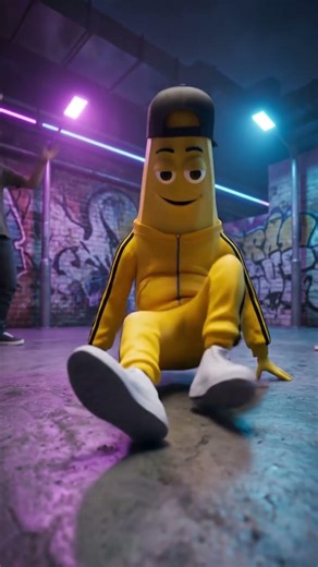 Breakdancing Banana 🍌🔥 | Epic AI Dance Animation