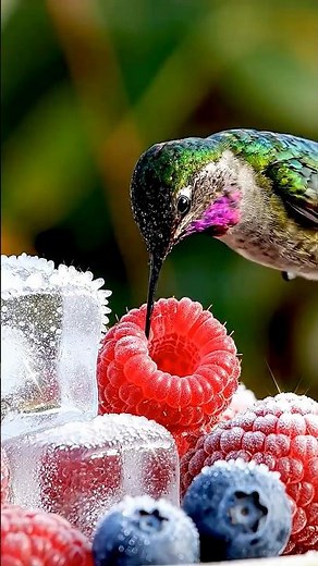 Beautiful Birds Captured Eating Fruit in 4K | Tropical & Forest Scenes