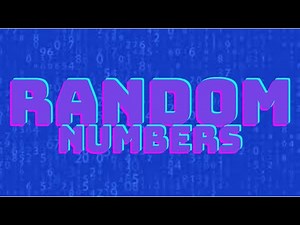 Random Numbers In Unity