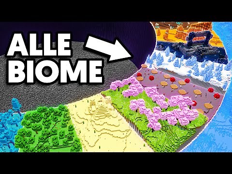 Ich habe ALLE BIOME in Survival Minecraft gebaut [100h+]