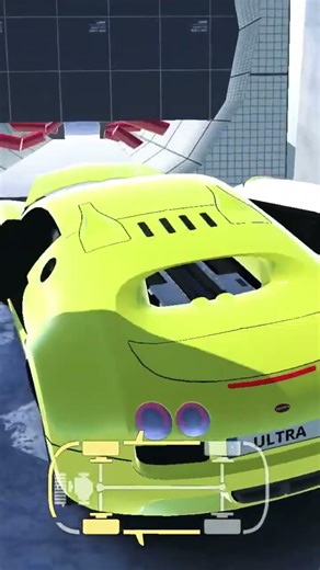 Bugatti crash test #shorts #bugatti #viral