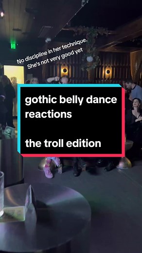 Unexpected Reactions to Gothic Belly Dance Performance