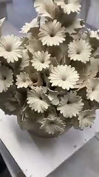 The manual process of making porcelain in the Royal factory in Capodimonte