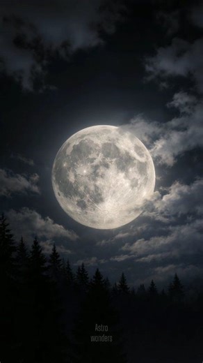 The night sky is calling 🌌 Tonight, the Wolf Supermoon rises — the first full moon of 2026. Near its closest point to Earth, it shines bigger and brighter than usual. Step outside. Look up. | Astrowonders