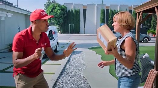 Karen accuses delivery man of stealing?