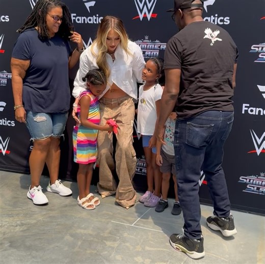 Charlotte Flair on Instagram: "ps I got to meet THEE QUEEN herself @iamcardib 🤩 👑 😍 & all the little kings & queens"