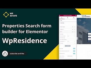 How to work with the Properties Search form builder for Elementor