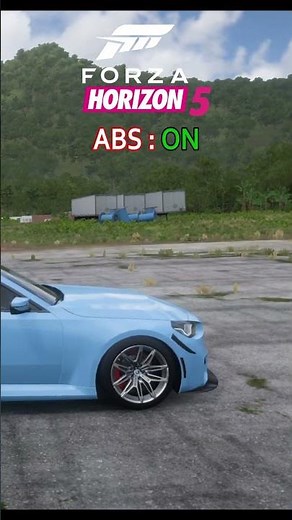 Forza Horizon 5 - ABS on vs OFF #forza #fh6 #abs