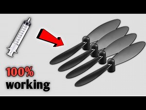 How to make Drone Propeller using with Syringe | Easy to make