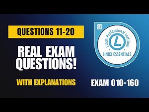 Linux Essentials (010-160) Practice Test 2025 | Questions 11–20 + Explanations