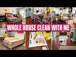 WHOLE HOUSE CLEAN WITH ME! | EXTREME CLEANING MOTIVATION | Home Organization Ideas Amy Darley