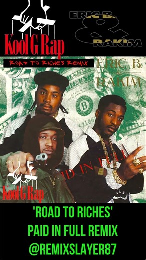 KOOL G RAP 'PAID IN FULL' (ERIC B & RAKIM) ROAD TO RICHES REMIX ‪@EricBRakim‬ ‪@KoolGRap‬ #shorts