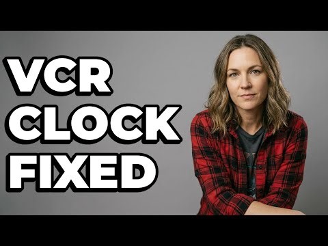 How To Set The Time On An Old VCR?