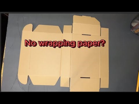 No wrapping paper? No problem! DIY decorate gift box with me.