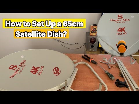 Complete Installation & Setup of a 65cm Satellite Dish (Step-by-Step)