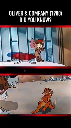 Did you know the animators did THIS in OLIVER & COMPANY (1988)?