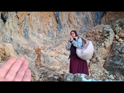 Fear in the Heart of a Terrifying Cave | A Homeless Mother’s Shelter🏔🏔