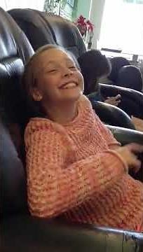 Mia getting a pedicure laughing