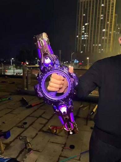 My dual-bladed Fire Vortex Lightsaber is so cool!#lightsaber#ep178