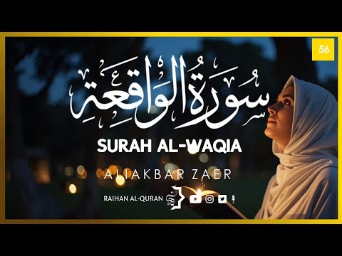 Surah Al-Waqia «سورة الواقعة» | MOST BEAUTIFUL Recitation That Will Touch Your Soul | ALIAKBAR ZAER