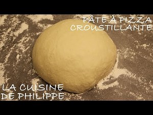 Pâte à pizza croustillante