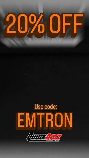 20% OFF EMTRON! Use code EMTRON @ checkout! www.quickbitz.com.au #emtron #emtronaustralia #emtronsale #emtronkv8 #emtronkv16 #emtronkv12 #emtronecu #emtronkv #emtronworld #emtronshadow8 #emtron | QuickBitz | Facebook