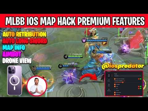 MLBB iOS Map Hack Mod Menu No Jailbreak | Mobile Legends Bang Bang iPhone iPad Hack Download