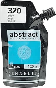 Sennelier Abstract Acrylic, 120ml, Satin, Azure Blue
