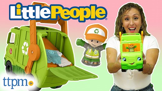 Watch Little People Recycling Truck from Fisher-Price on Amazon Live