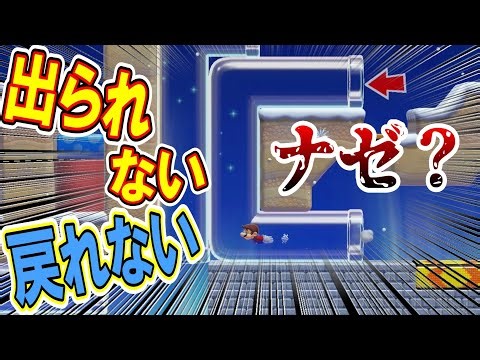 この土管に入るともう出られないし戻れない!?【マリオメーカー2】