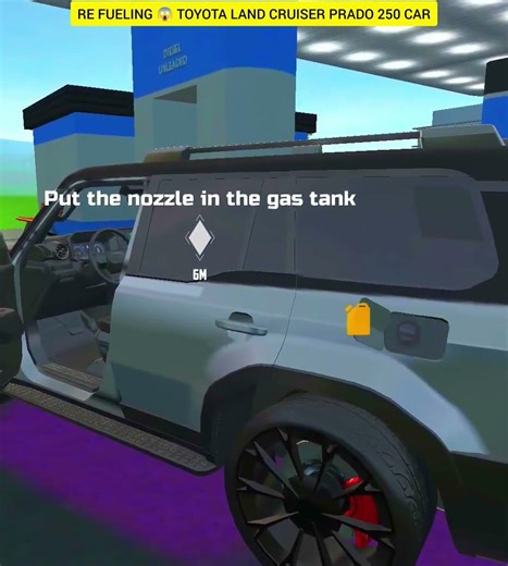 Re Fueling 😱 My Toyota Land Cruiser 250 Car?#carsimulator2 #carsimulator2newupdatedownload #toyota