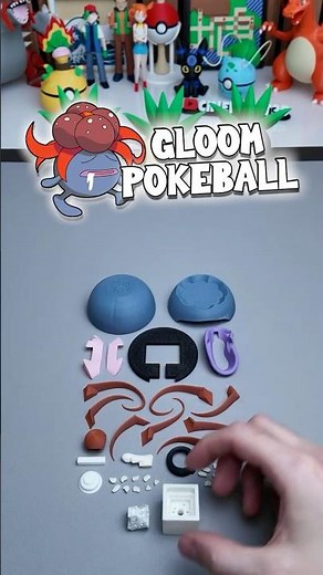 211/365 - The Stinkiest Pokéball Ever 🤢🌿 | 3D-Printed Gloom