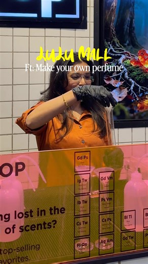 Make your own perfume store in lulu mall❤️ #perfumes #lulumall #hyderabad