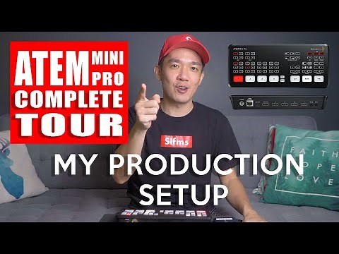 How I setup my ATEM MINI PRO for Broadcast & Livestream - The Complete Tour