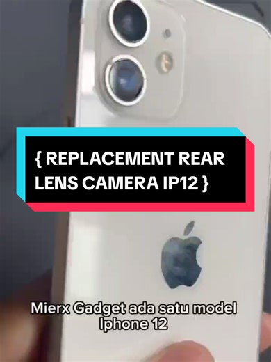 { REPLACEMENT REAR LENS CAMERA IP12 } Lens Pecah/Retak Seribu/Lens Calar? Mierx Gadget Repair F2F Di Rumah Anda Atau Kawasan yang berdekatan dan sama ada nak double check masalah dan nak tinggal phone tiada masalah ( Jom Support Orang Melayu Kita ) 🧷Whatsapp (01129255723) / wa.me/601129255723 📌Lokasi: Parit Raja Darat ( Muar ) 💰Harga dah termasuk COD & Upah Pasang ( Kawasan yang kami boleh pergi iaitu Muar, Sg Mati, Tanjung Agas, Parit Jawa, Pagoh,Bukit Gambir & Bukit Kepong ) tekan link di b