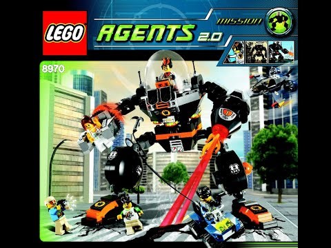 LEGO Agents | 8970 Robo Attack | Building instructions