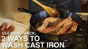 488K views · 1K reactions | 2 ways to wash cast iron + keep it...