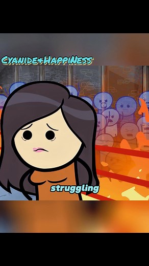 19K views · 263 reactions | The girl encountered a ghost while sleeping. #anime #animerecap #CyanideHappiness | Poison skit | Facebook