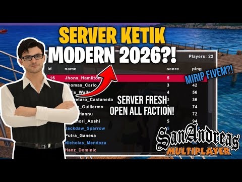 SERVER KETIK MODERN TERBAIK 2026 MIRIP FIVEM?! | REVIEW SERVER GTA SAMP ROLEPLAY | ANDROID & PC