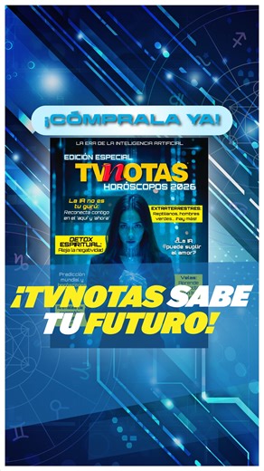 Descubre todo lo que te depara el 2026 en el amor ❤, el dinero 💸, la salud 🩺 y mucho más.👉https://bit.ly/4oLpSy0 Ya está disponible el especial de Horóscopos 2026 de TVNotas ✨. Encuentra el imperdible especial de TVNotas en tu puesto más cercano 📰 | TVNotas